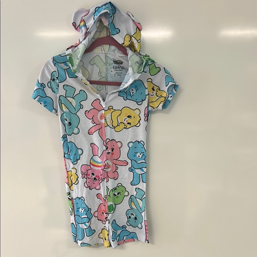 Colorful Care Bears Hooded Romper
